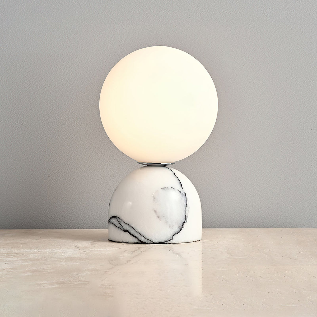 Aalia Lampe de Table Marbre Minimaliste Moderne
