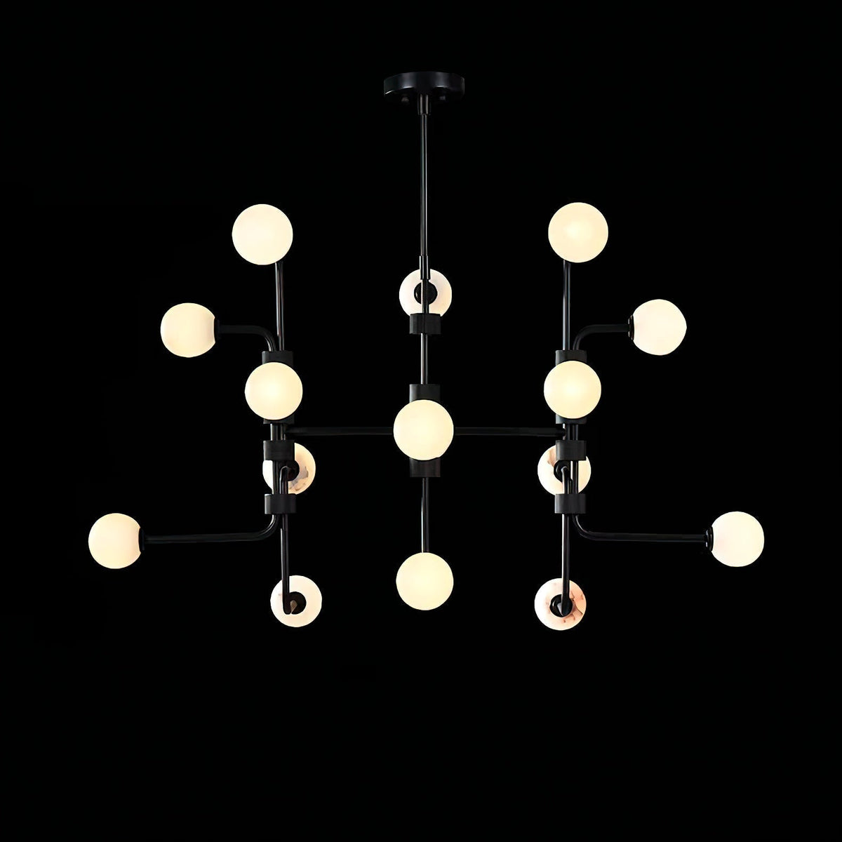 Aballs Lustre Verre Élégance Unique