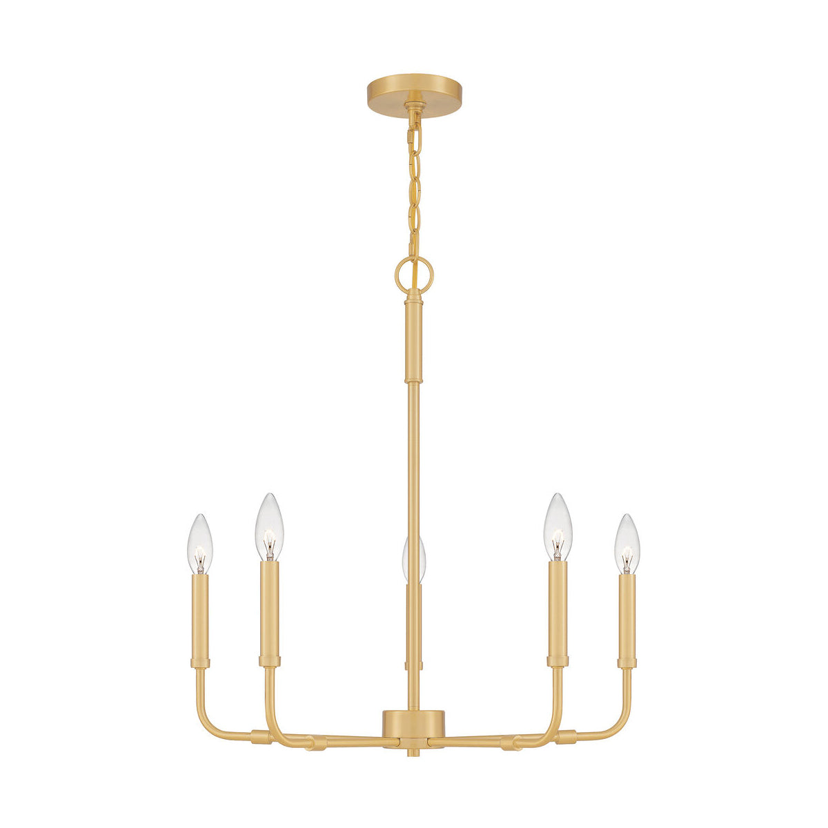 Abner Lustre Industriel Moderne Laiton
