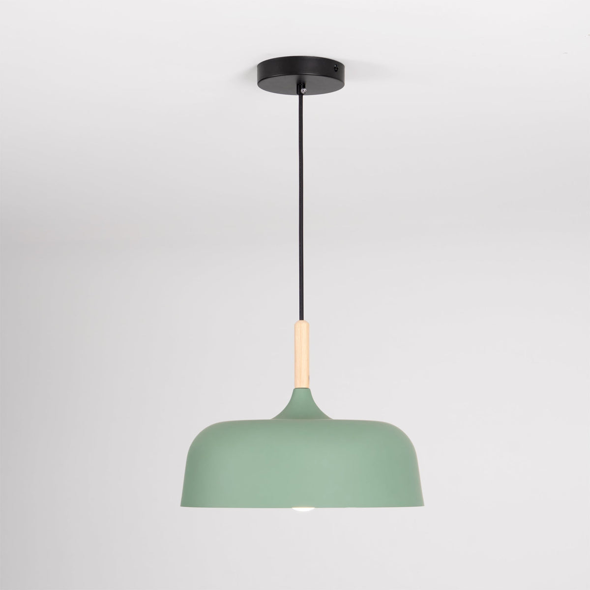 Galio Suspension Lampe Abat-jour Blanc en Bois