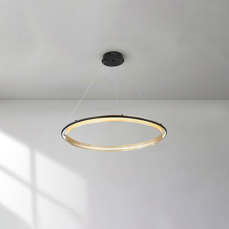 Ivarana Lustre Rond Métal Minimaliste Moderne