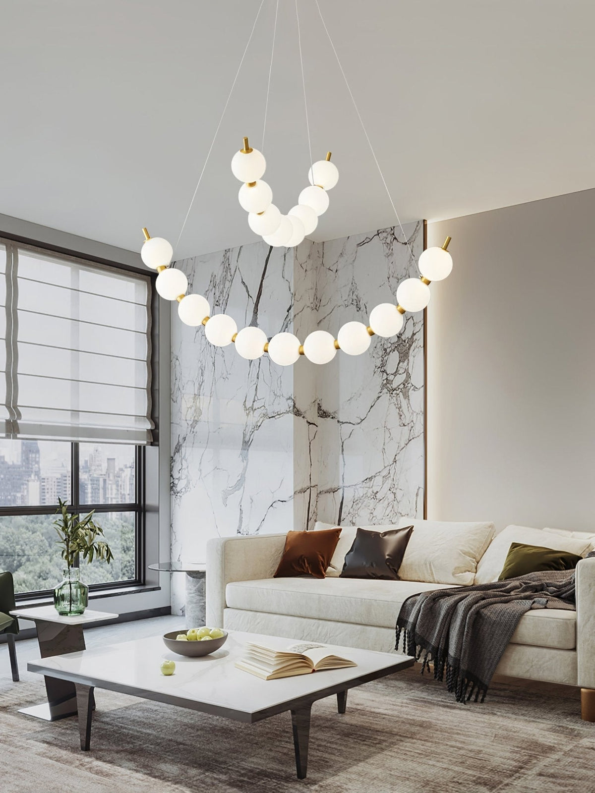 Salios Lustre Élégance Art Perles Plastique