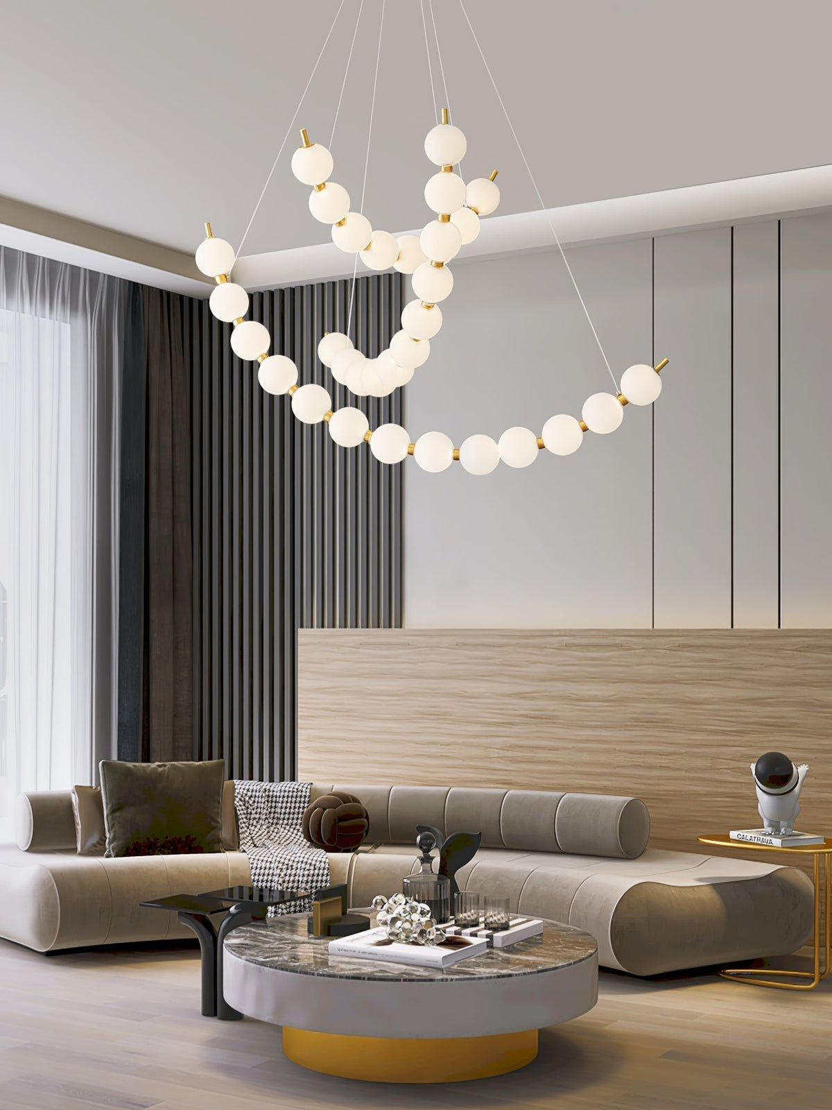 Salios Lustre Élégance Art Perles Plastique