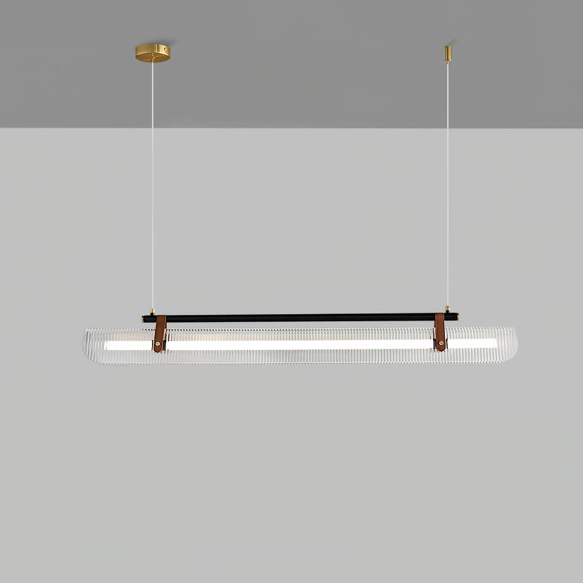 Florelle Suspension Lampe Acrylique Linéaire Moderne pour Salle à Manger