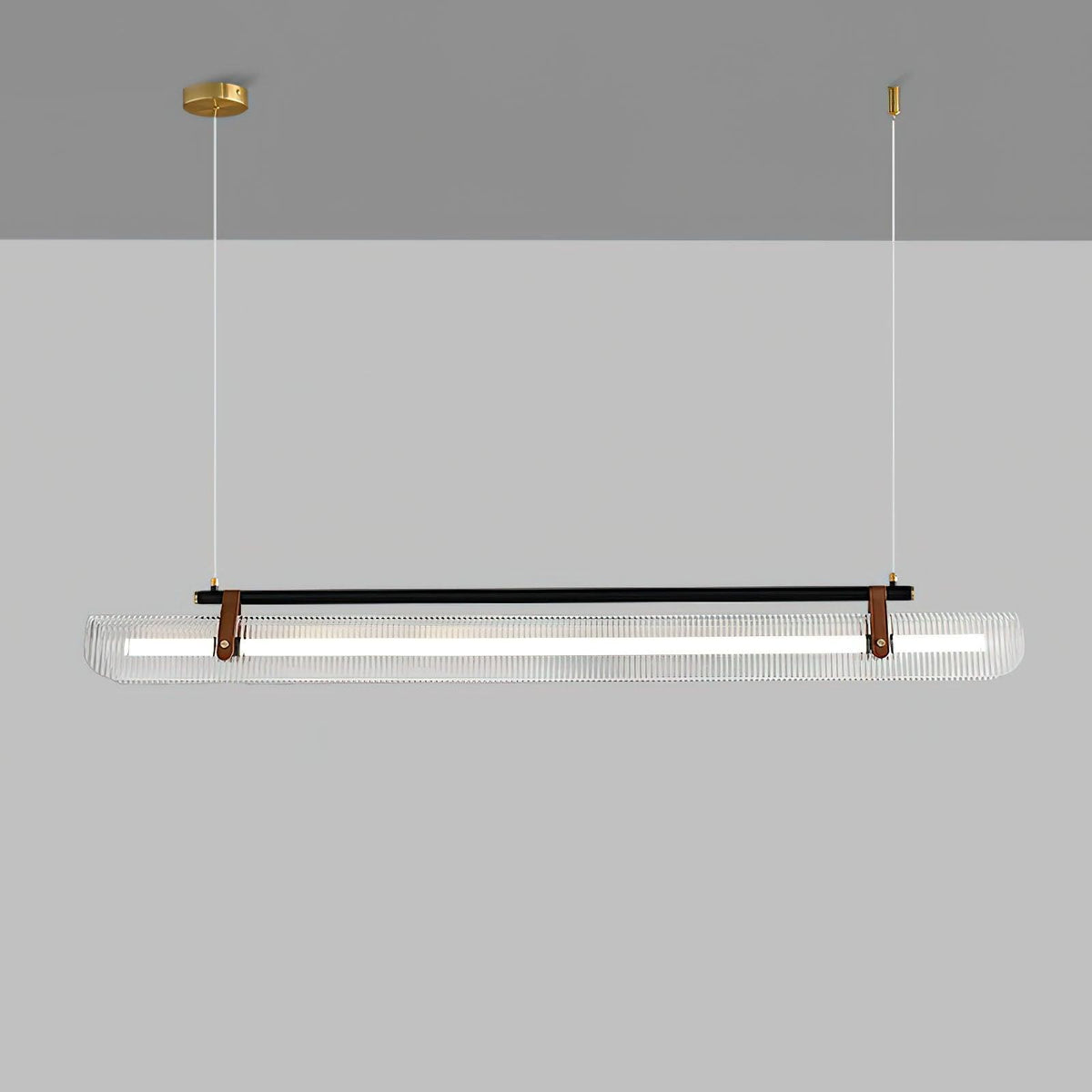 Florelle Suspension Lampe Acrylique Linéaire Moderne pour Salle à Manger