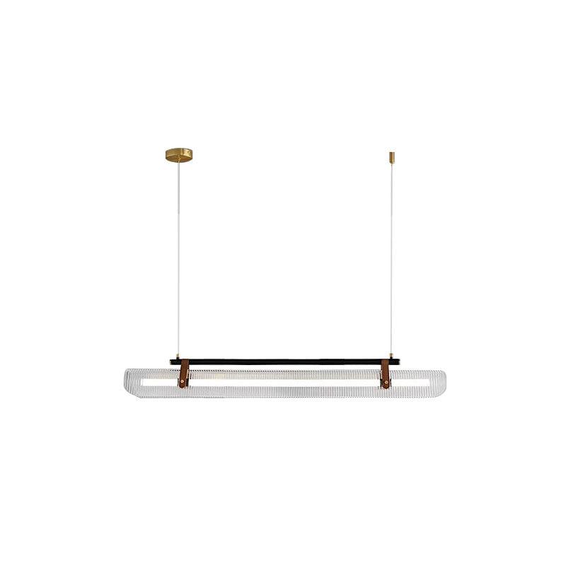Florelle Suspension Lampe Acrylique Linéaire Moderne pour Salle à Manger