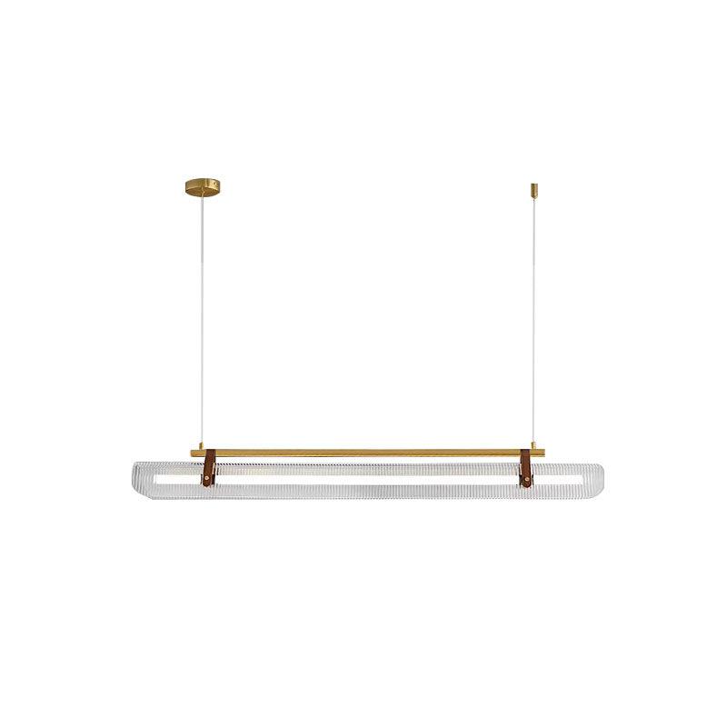 Florelle Suspension Lampe Acrylique Linéaire Moderne pour Salle à Manger