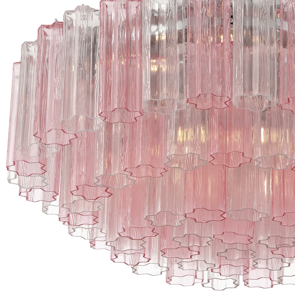 Nostix Plafonnier en Tube de Verre Superposé Ambre-Cielum