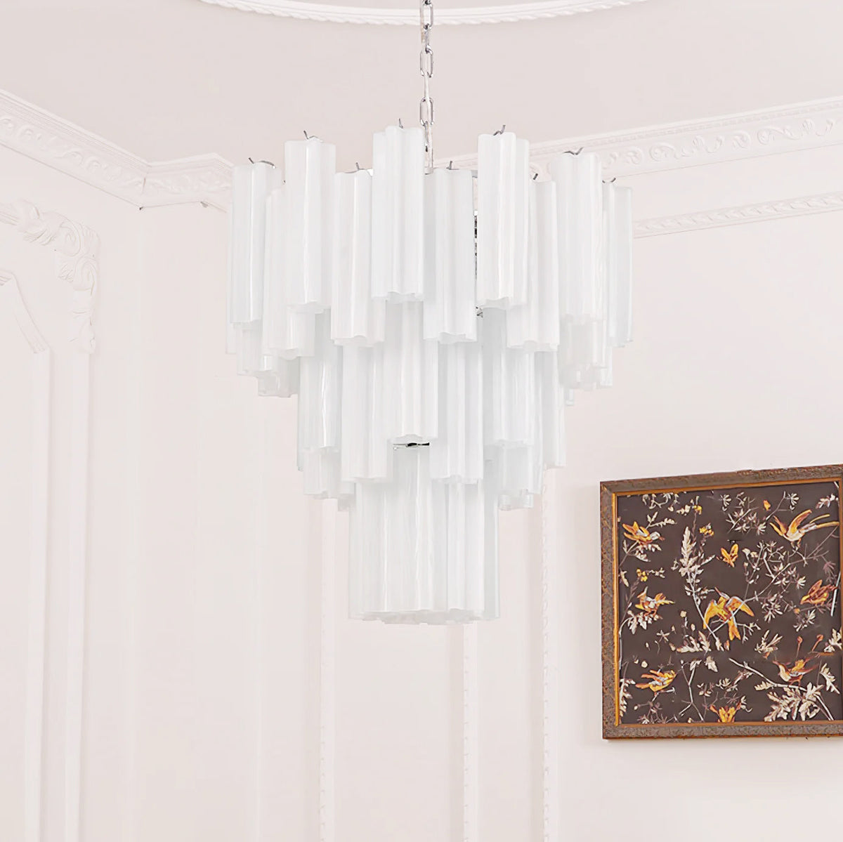 Miriora Lustre Blanc Tubes Superposés