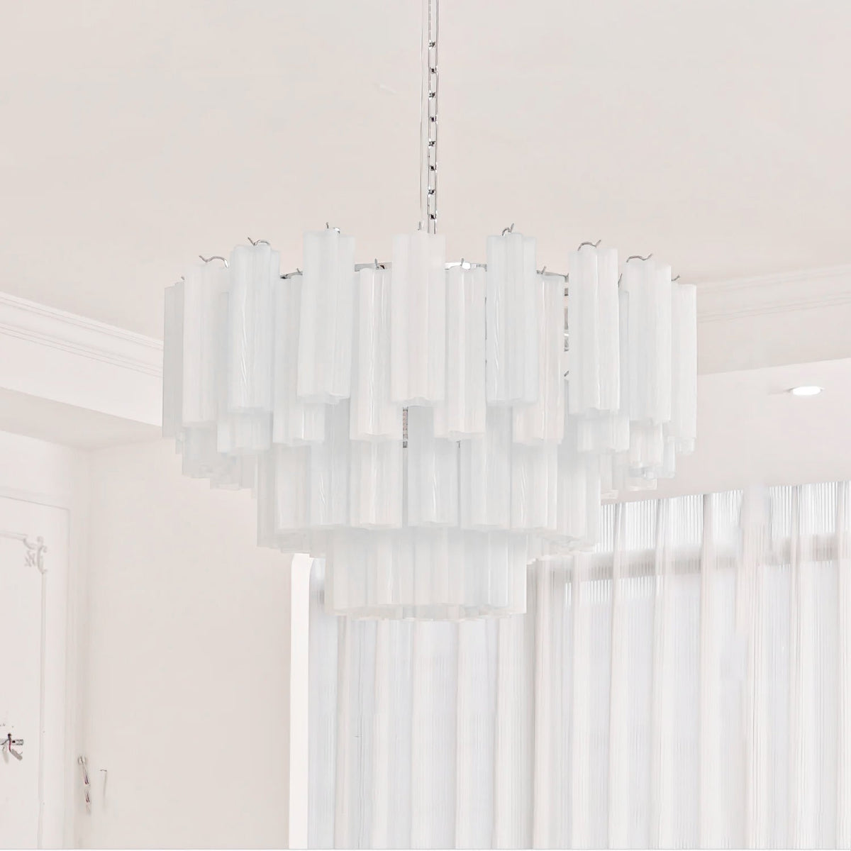 Miriora Lustre Blanc Tubes Superposés
