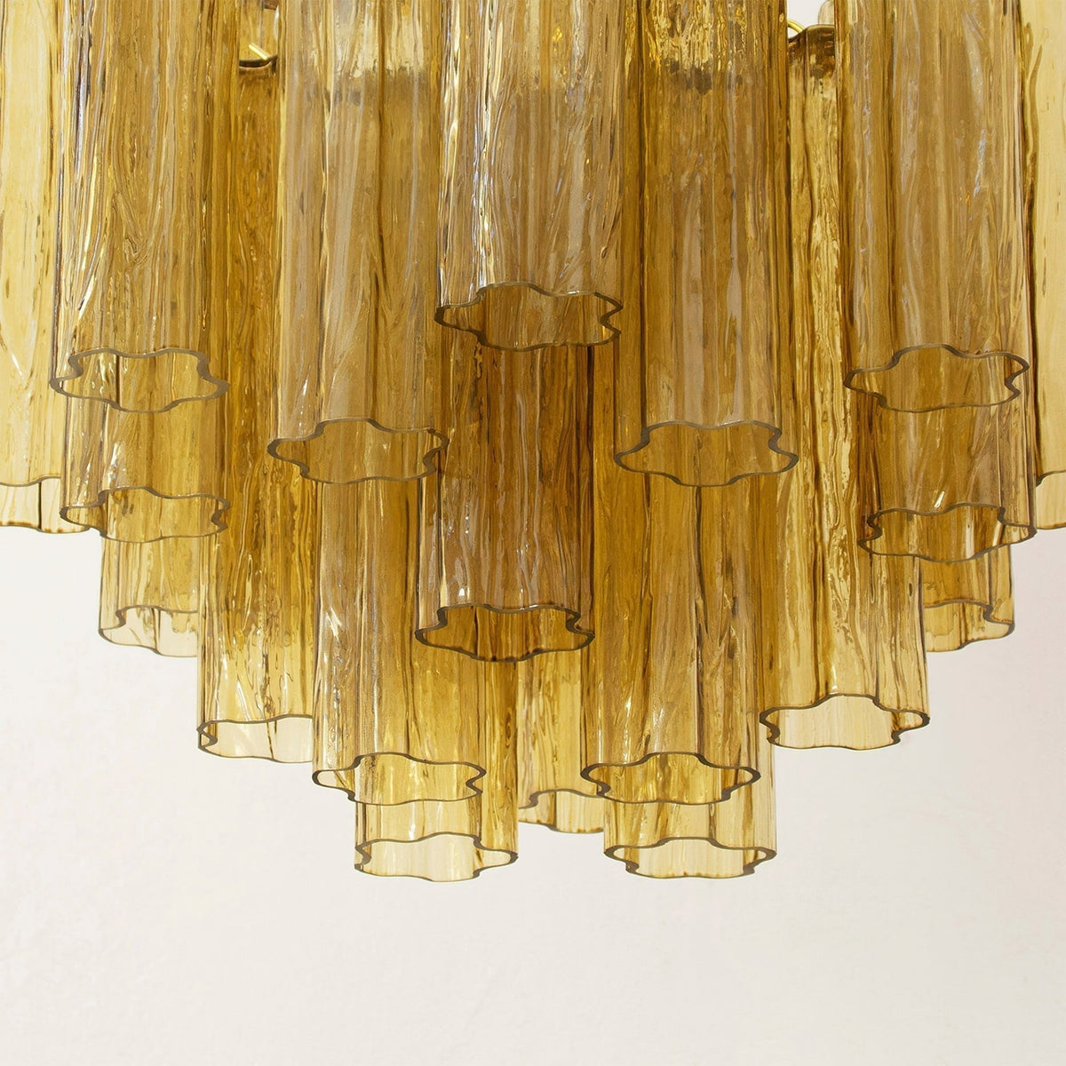 Zoriora Lustre Verre Tube Superposé Luxe