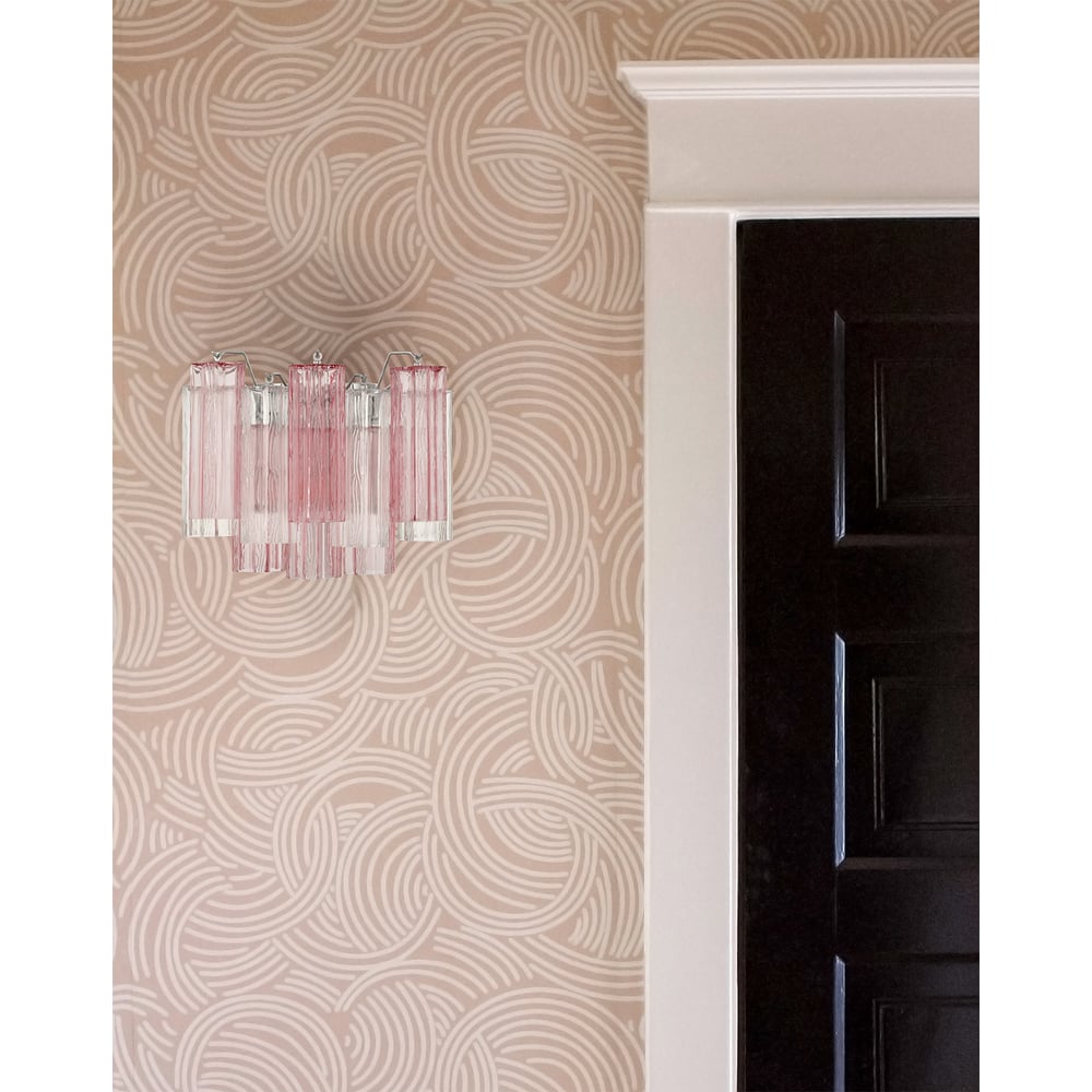 Gavelle Applique Murale Moderne en Verre Ambre