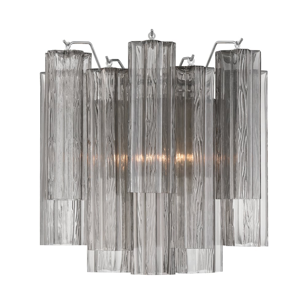 Gavelle Applique Murale Moderne en Verre Ambre