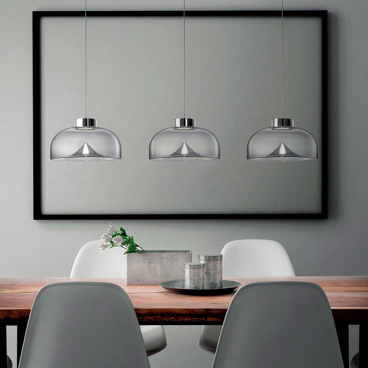 Aella Suspension en Verre Moderne Minimaliste