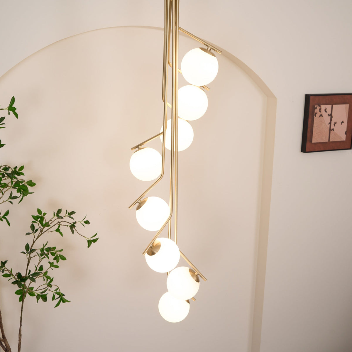 Ageet Suspension en Verre Moderne Minimaliste