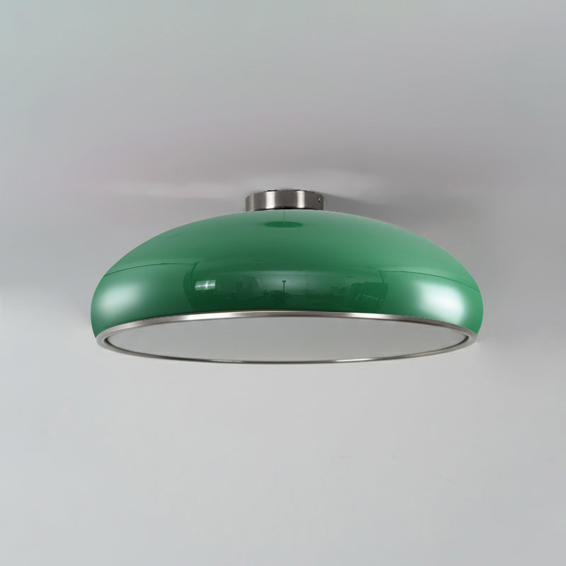 Top view showing the ceiling mount and fixture details.