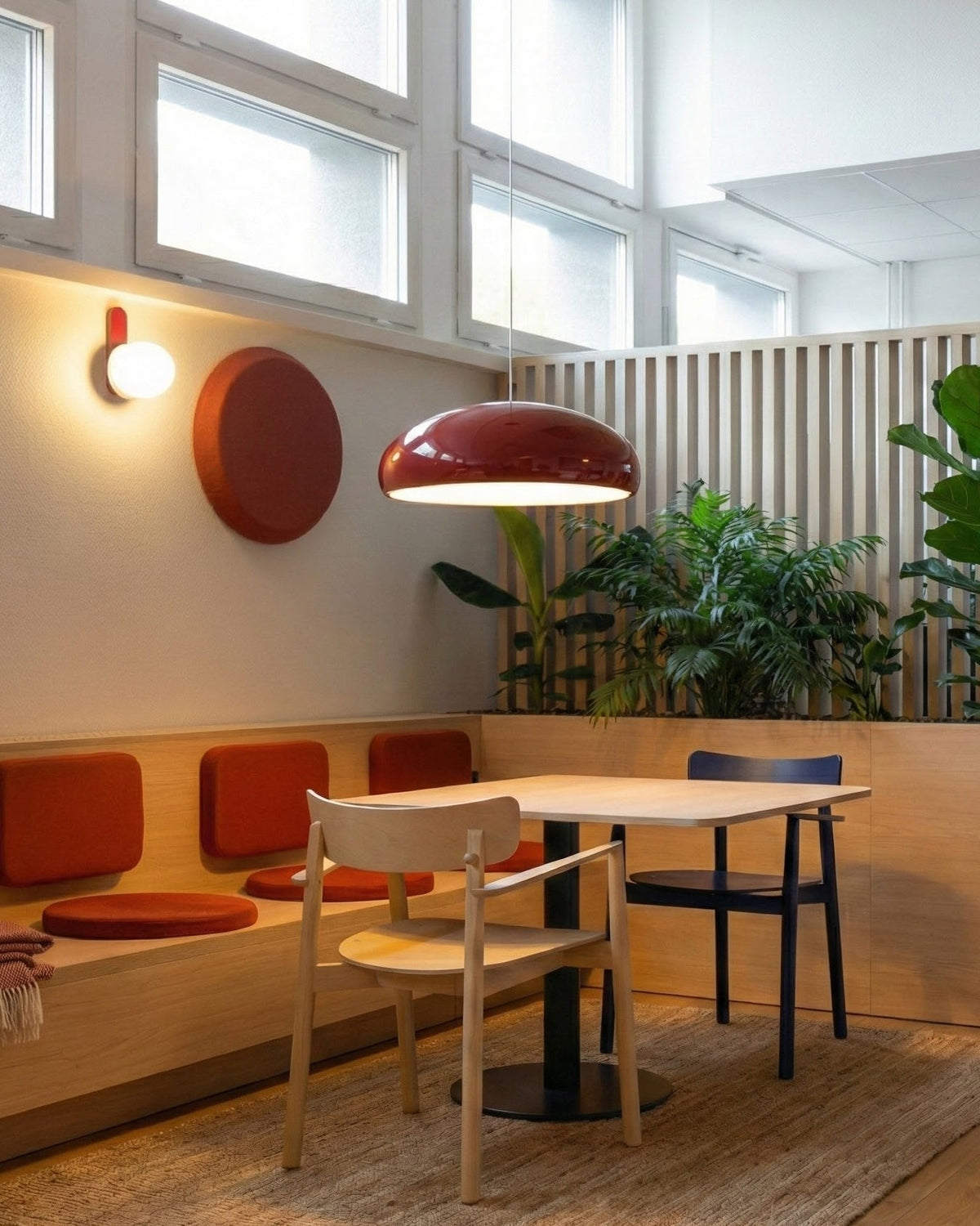 The Aicia Pendant Light shown in black.
