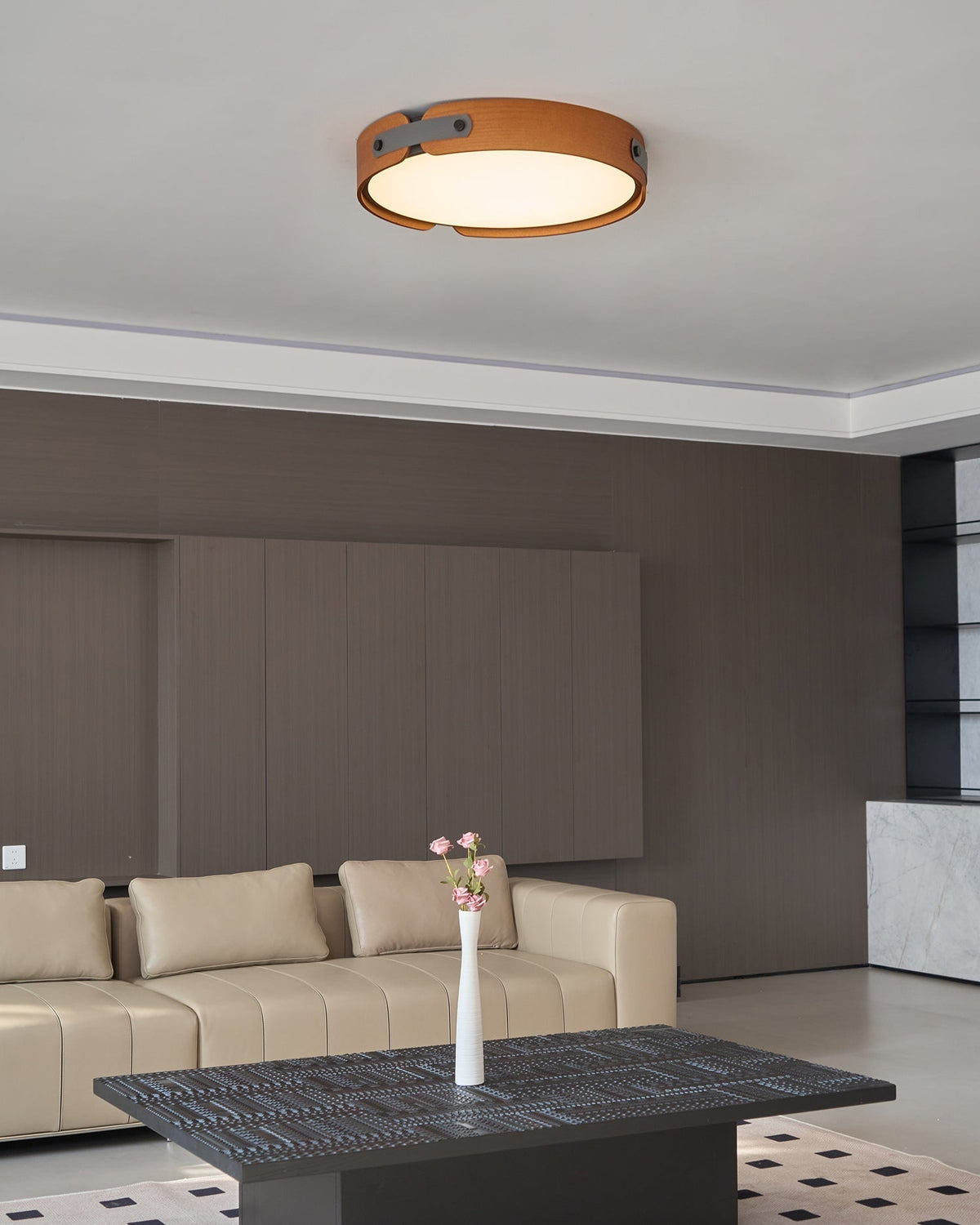 Sylvan Wood Ceiling Light-Neutral Decor