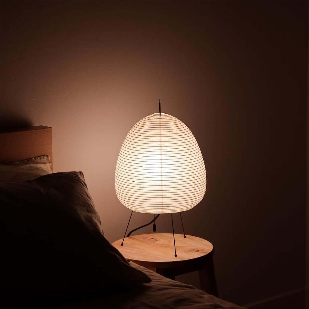 Tranquilux Lampe de Table en Papier Inspirée du Japon
