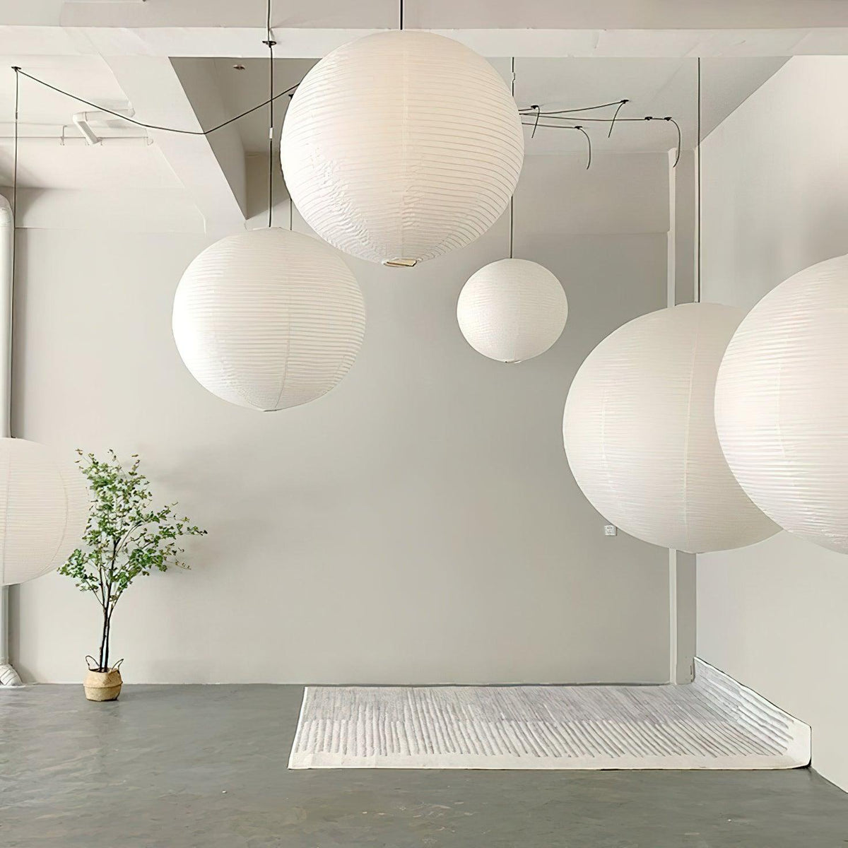 Astel Suspension Lampe Lanternes en Papier-Cielum