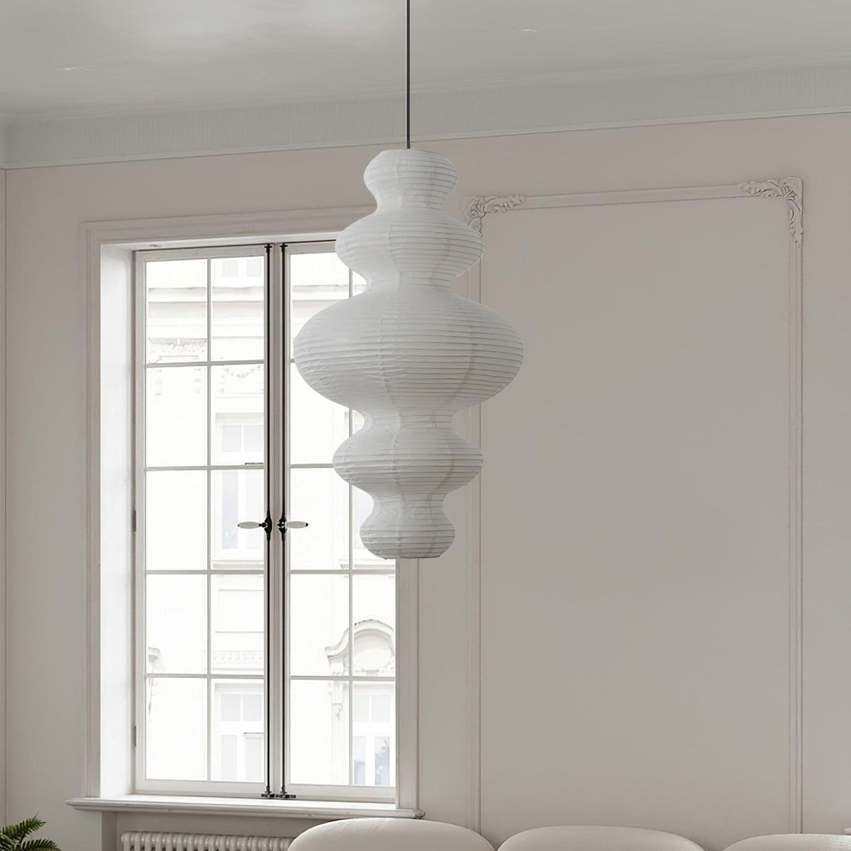 Akari Juni Pendant Lamp-Neutral Decor