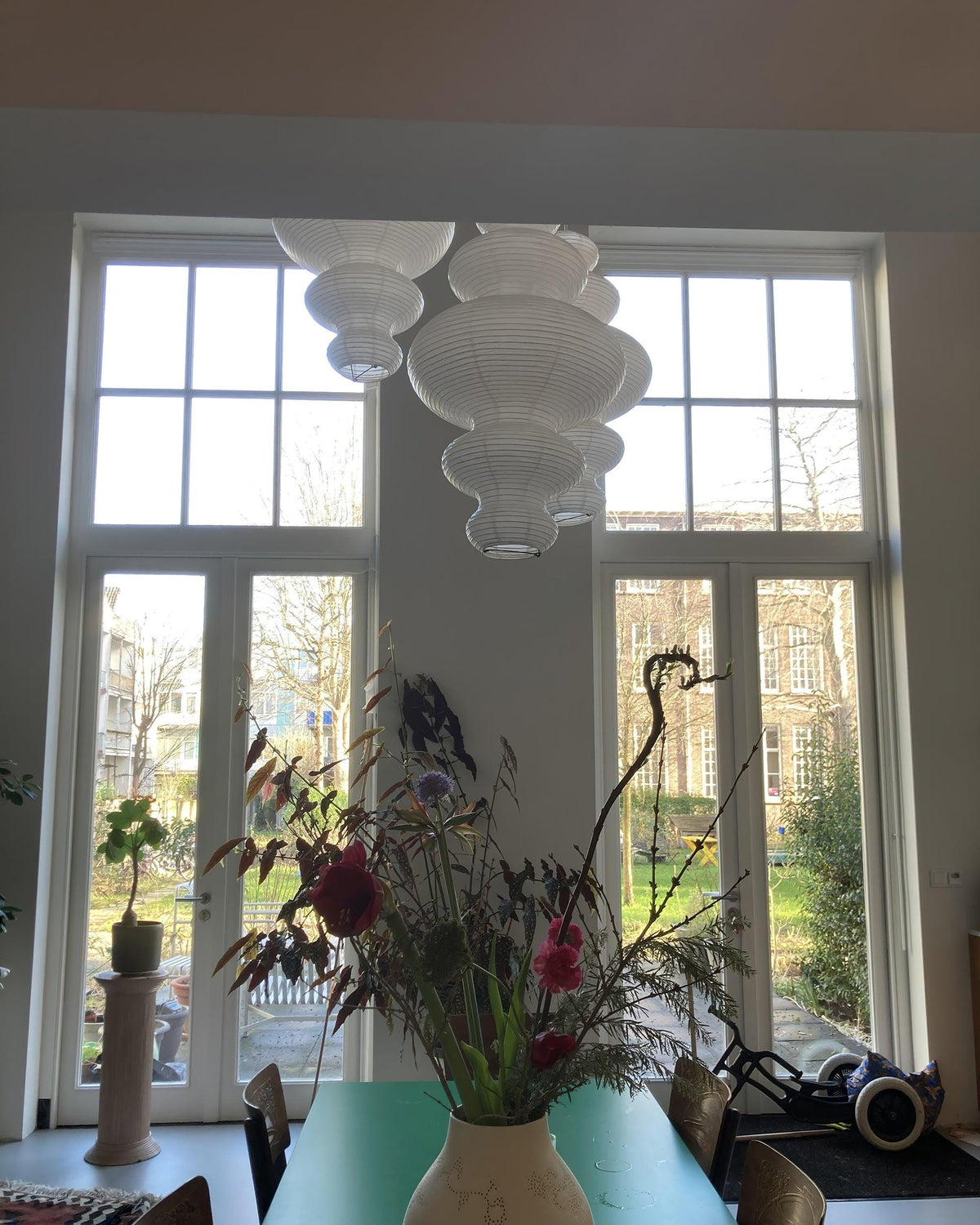 Akari Juni Pendant Lamp-Neutral Decor