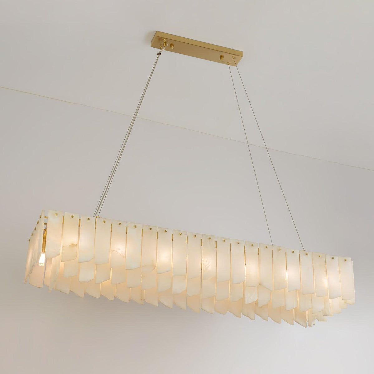 Nelevia Lustre Moderne en Albâtre
