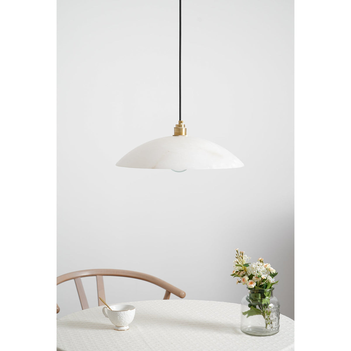 Orcariel Suspension Moderne en Albâtre