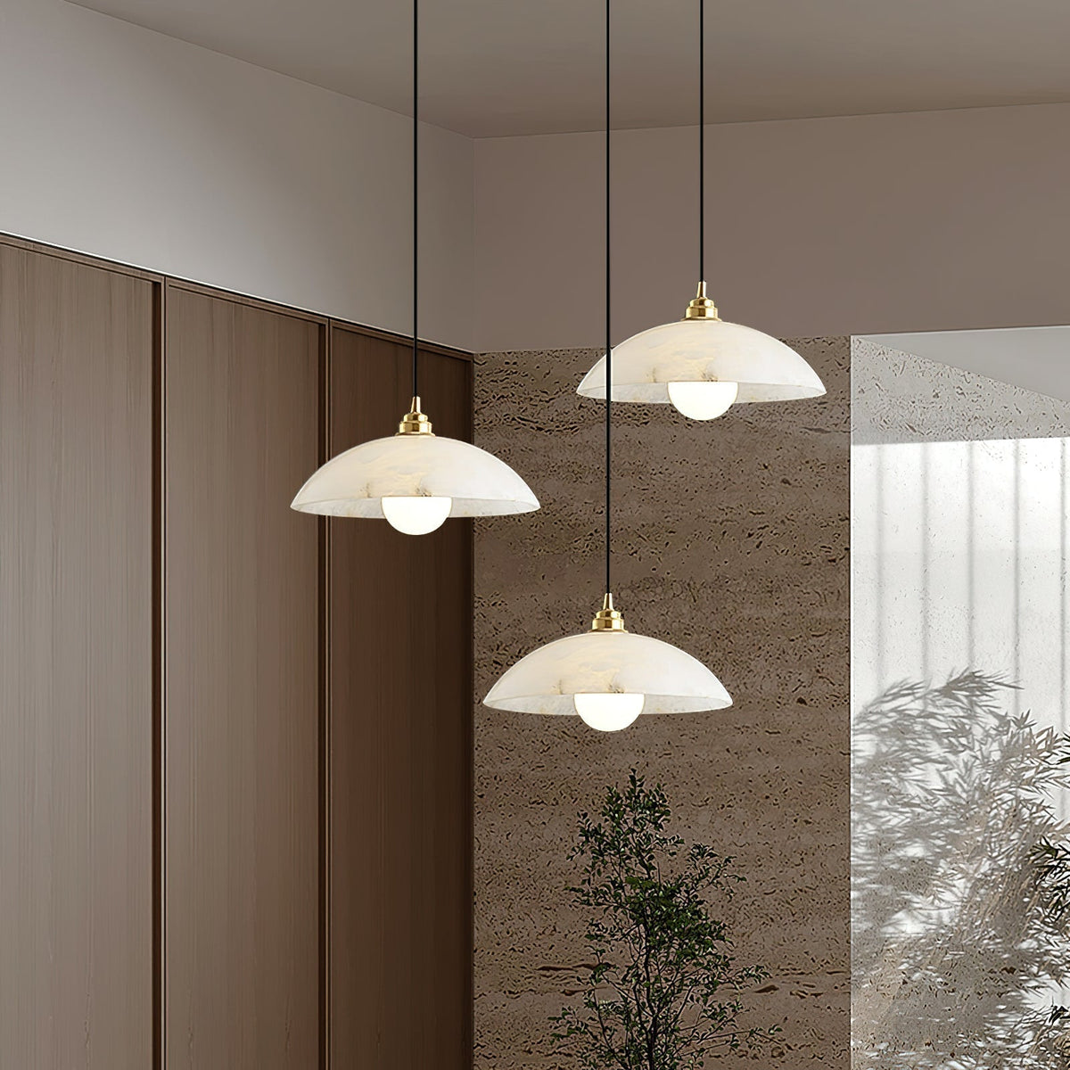 Ljomuvyd Suspension Métal Dôme Créativité Salon