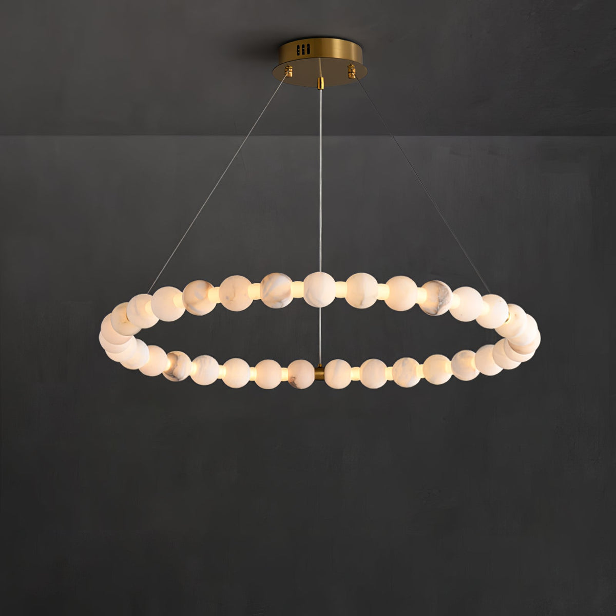 Tevevia Suspension Moderne en Albâtre