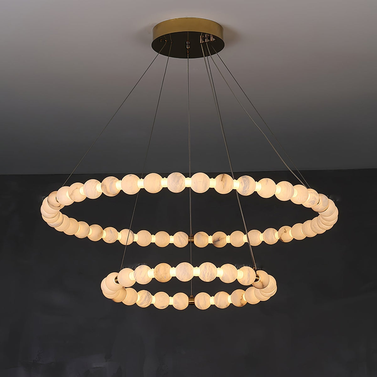 Tevevia Suspension Moderne en Albâtre