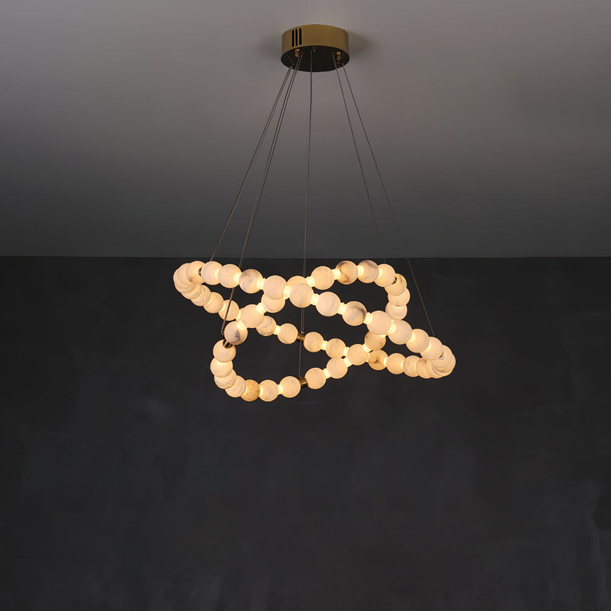 Tevevia Suspension Moderne en Albâtre