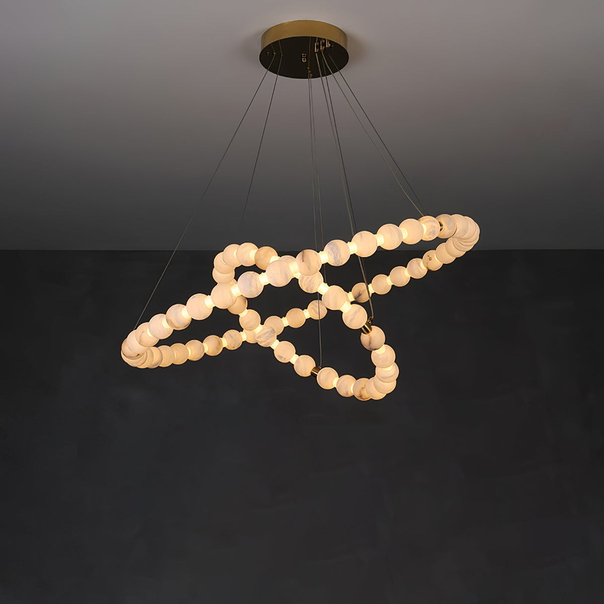Tevevia Suspension Moderne en Albâtre