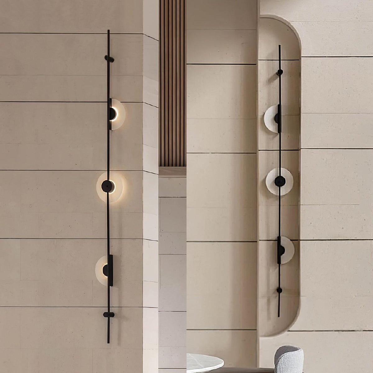 Edria Applique Murale Minimaliste en Albâtre