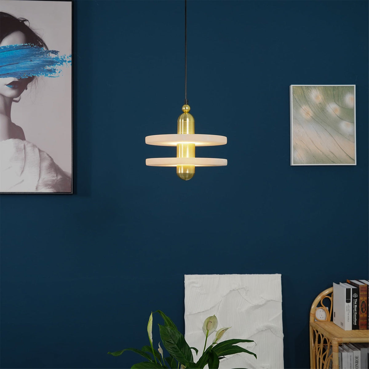 Alabaster Planes Pendant Lamp-Neutral Decor