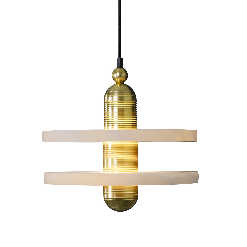 Alabaster Planes Pendant Lamp-Neutral Decor