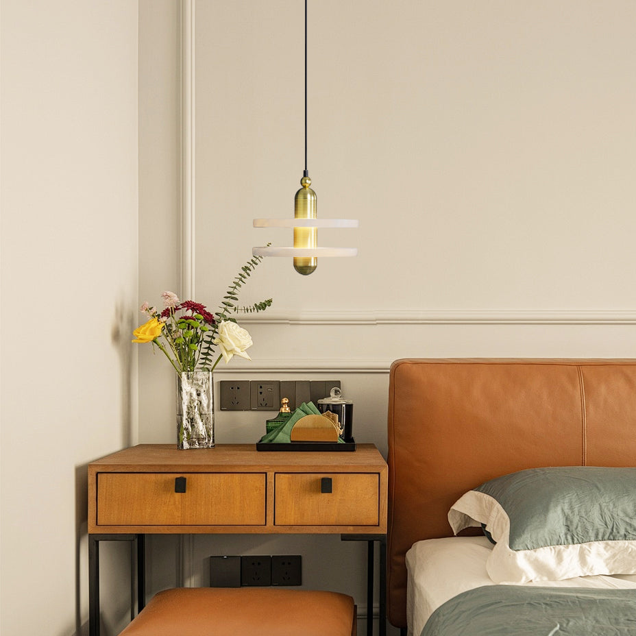 Alabaster Planes Pendant Lamp-Neutral Decor