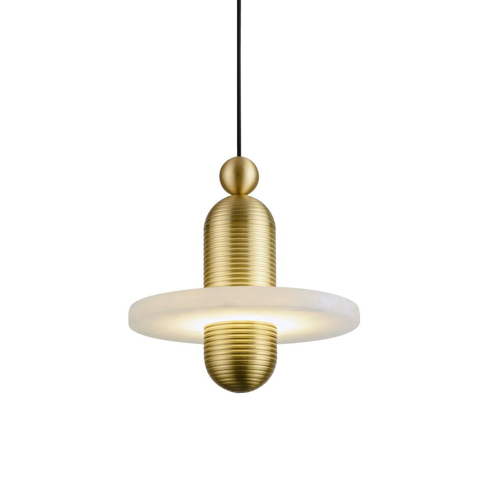 Alabaster Planes Pendant Lamp-Neutral Decor