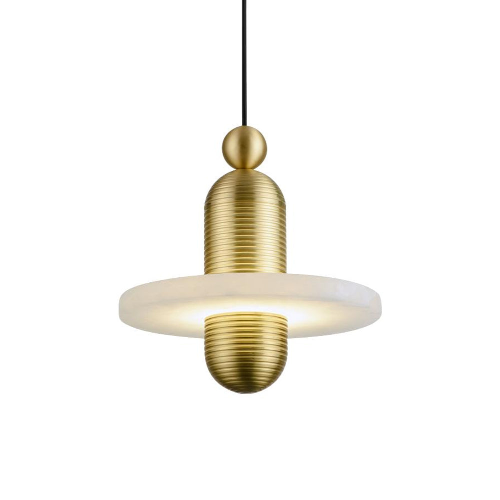 Alabaster Planes Pendant Lamp-Neutral Decor