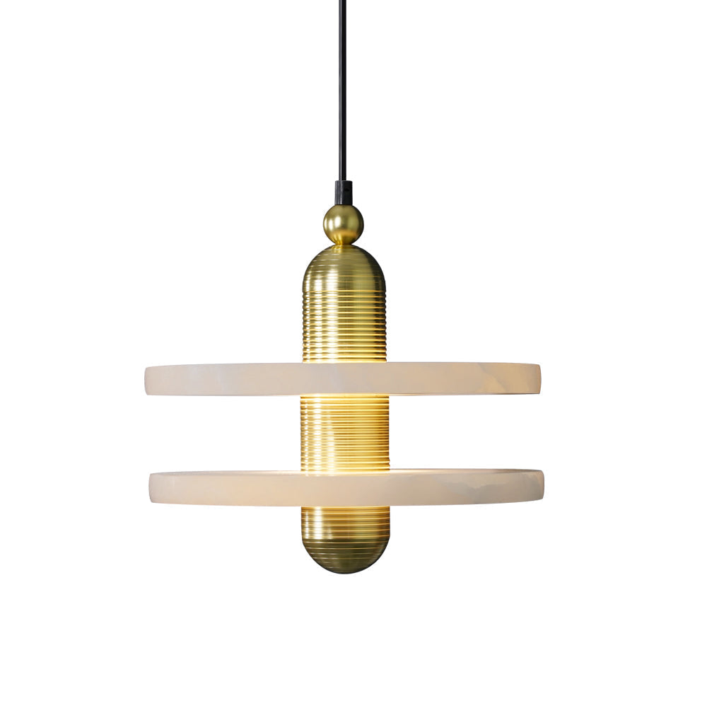 Alabaster Planes Pendant Lamp-Neutral Decor