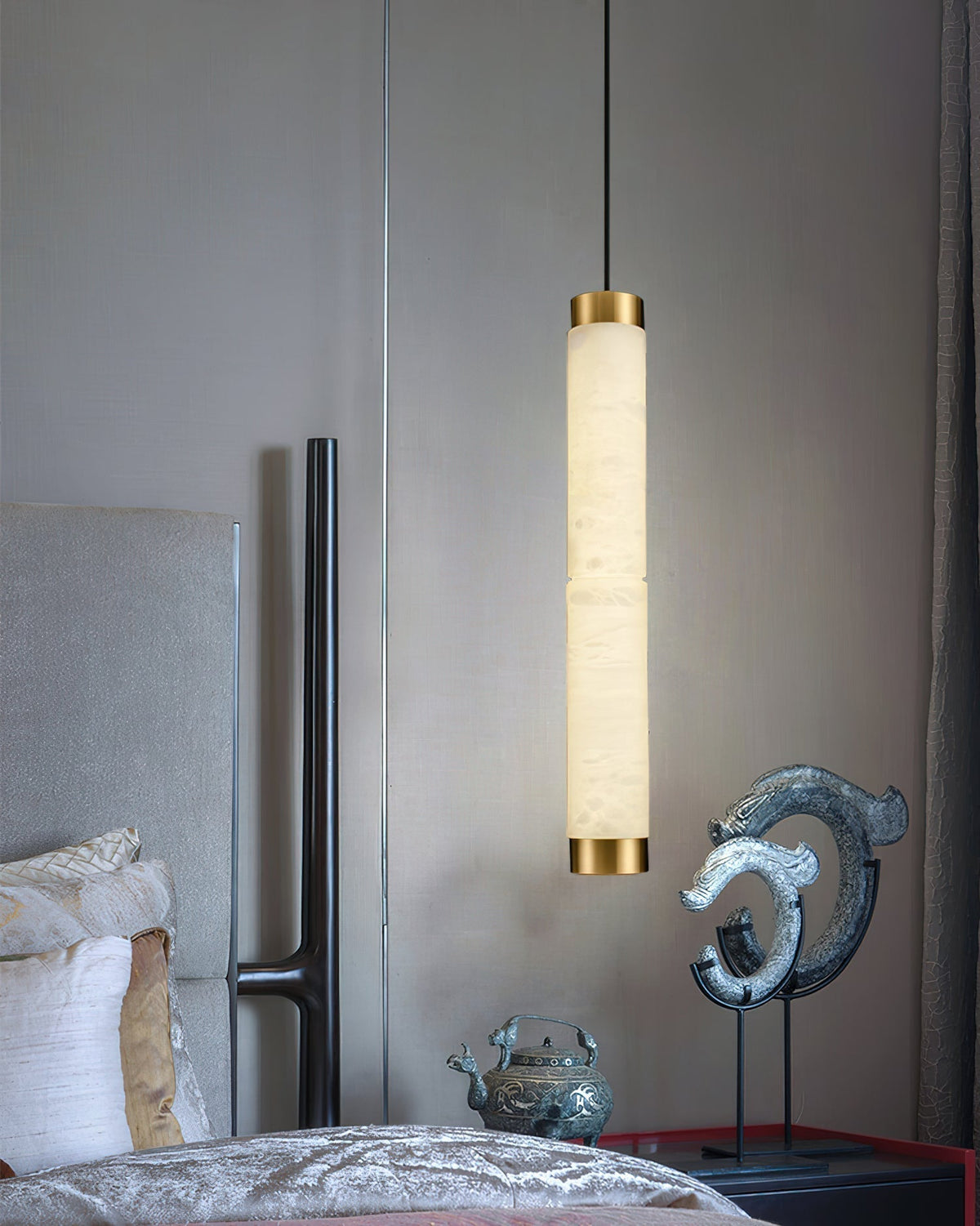 Plotuvyi Suspension Albâtre Bande Moderne Salon