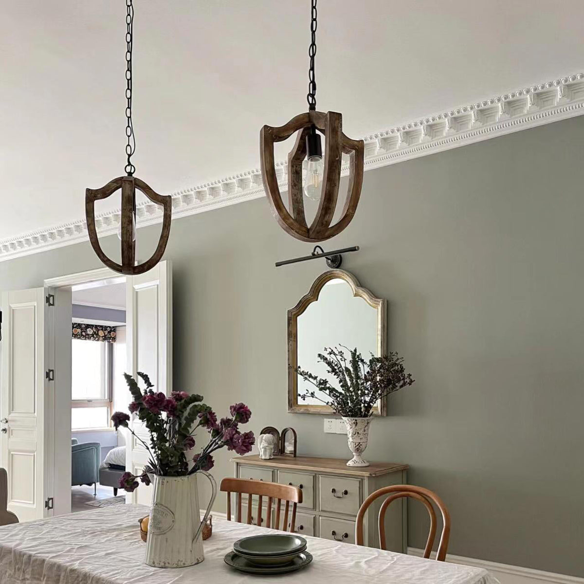 Tinduvyi Suspension Métal Créativité Individuelle Salon
