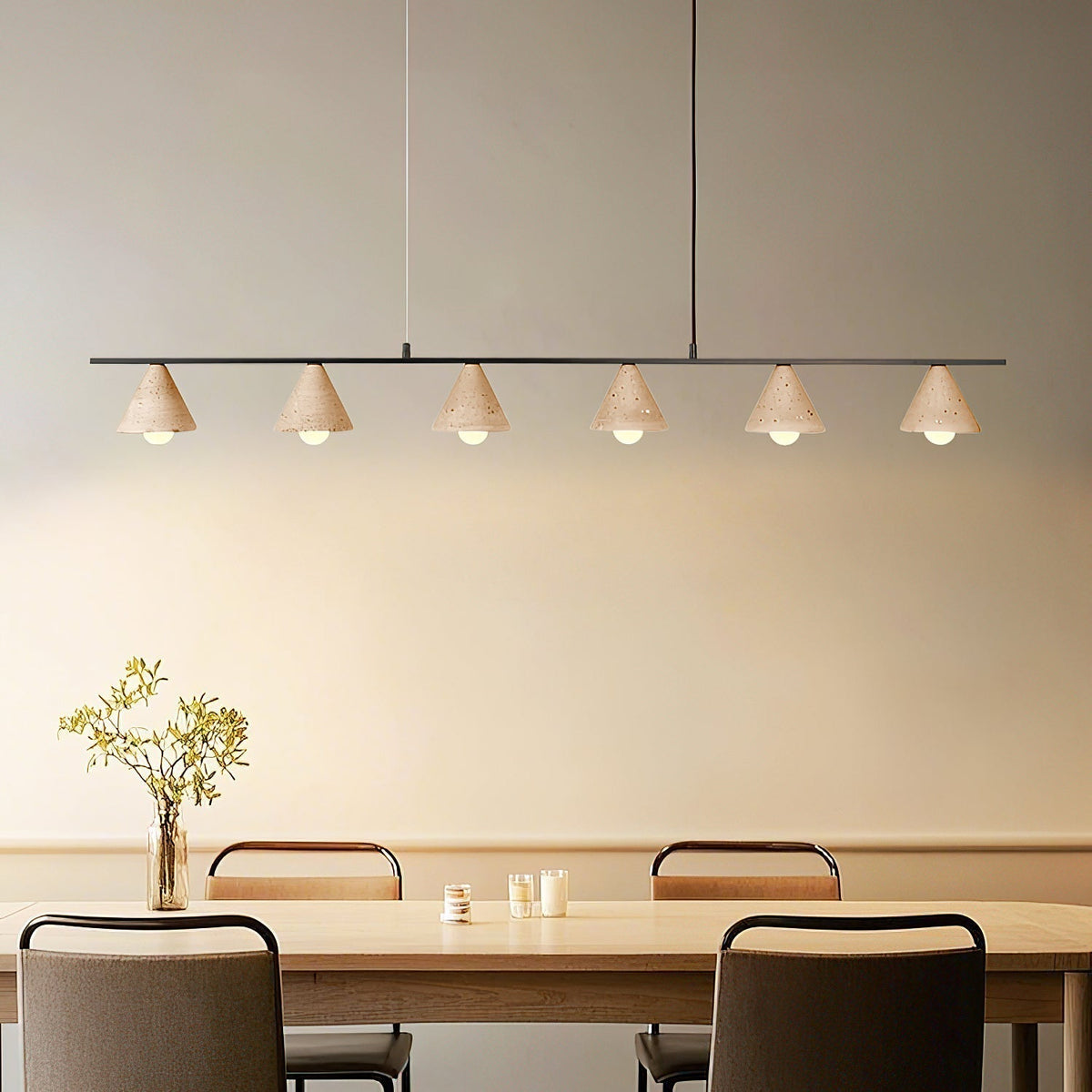 Ulfuvyi Suspension Travertin Moderne Salon
