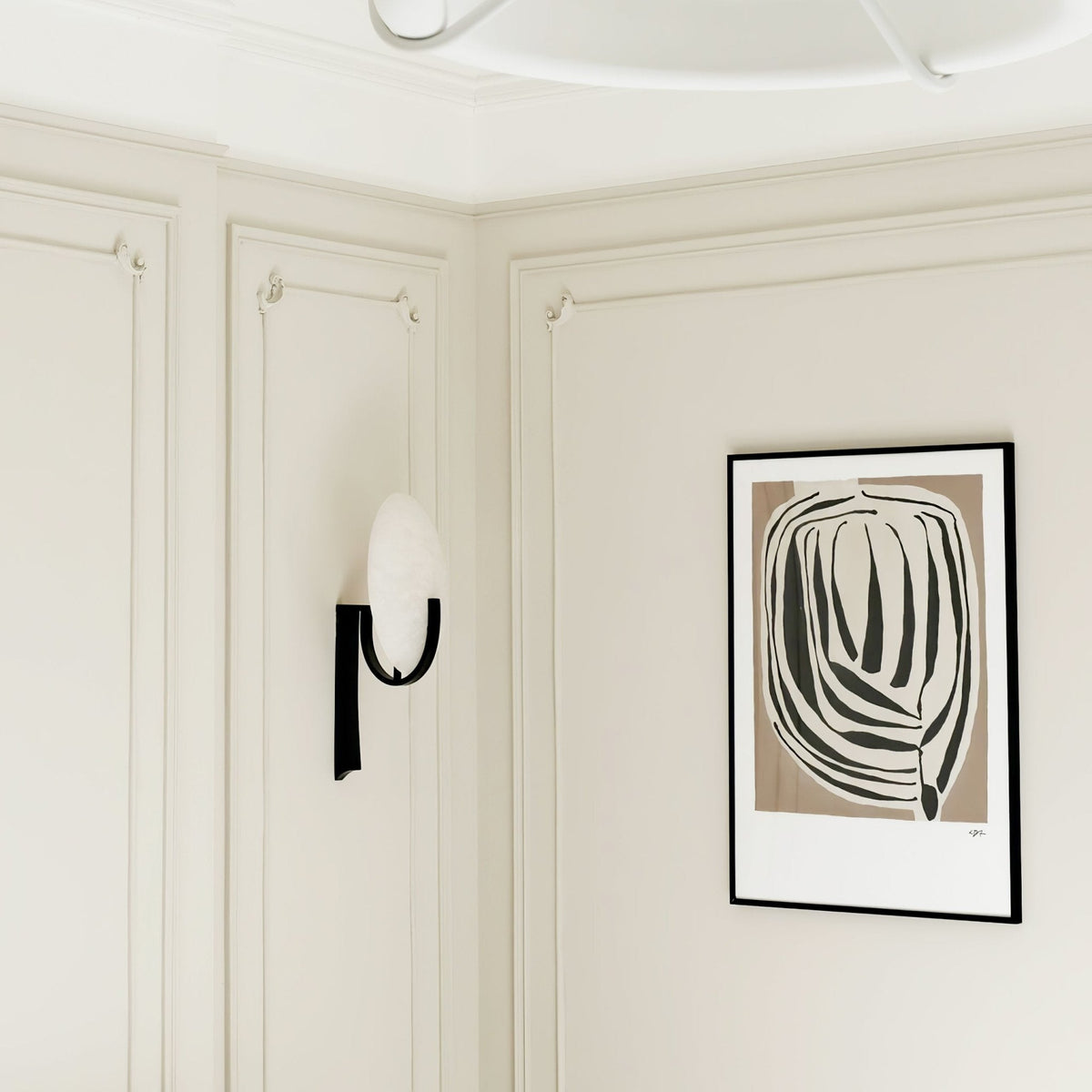 Althea Applique Murale Minimaliste en Albâtre
