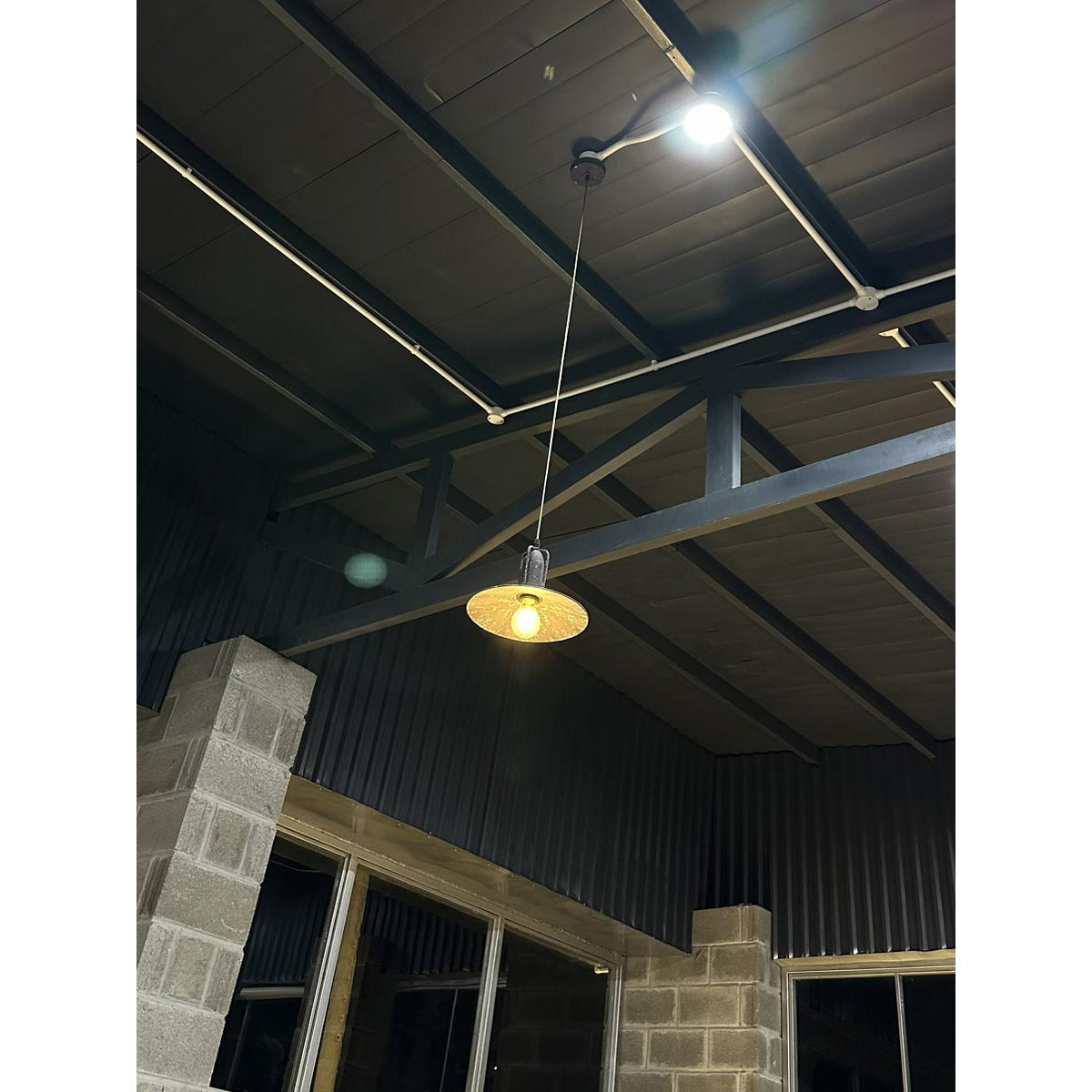 Yrvuvyi Suspension en Métal Industrielle Moderne Minimaliste