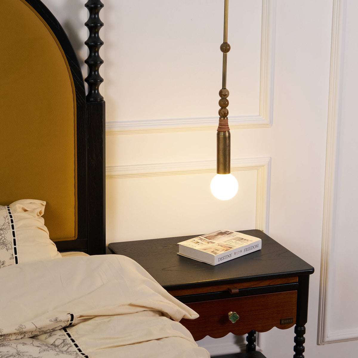 Alvuvyn Suspension Moderne Minimaliste en Marbre
