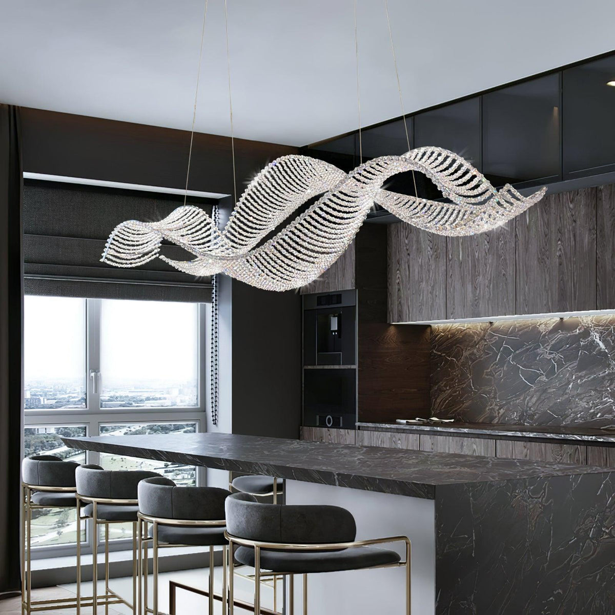 Veriona Lustre en Cristal Luxe Postmoderne
