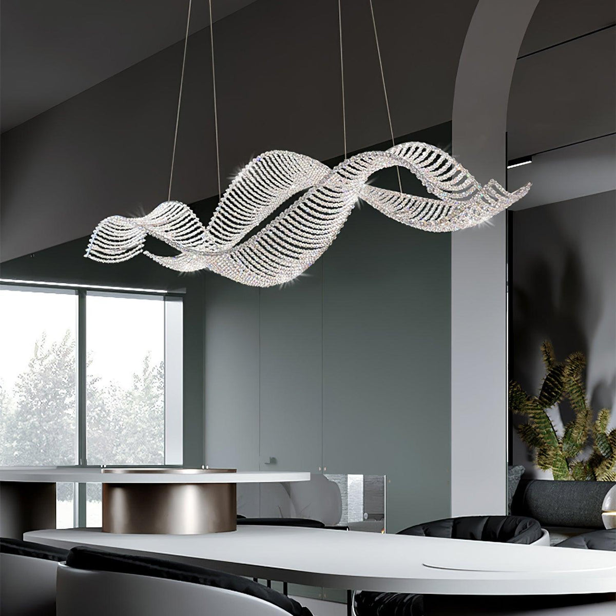 Veriona Lustre en Cristal Luxe Postmoderne