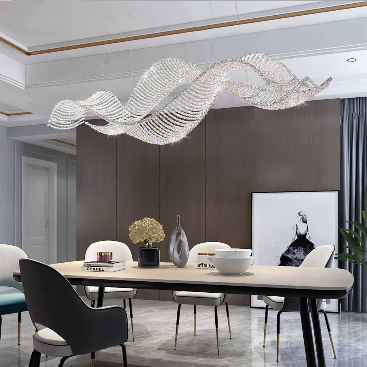 Veriona Lustre en Cristal Luxe Postmoderne