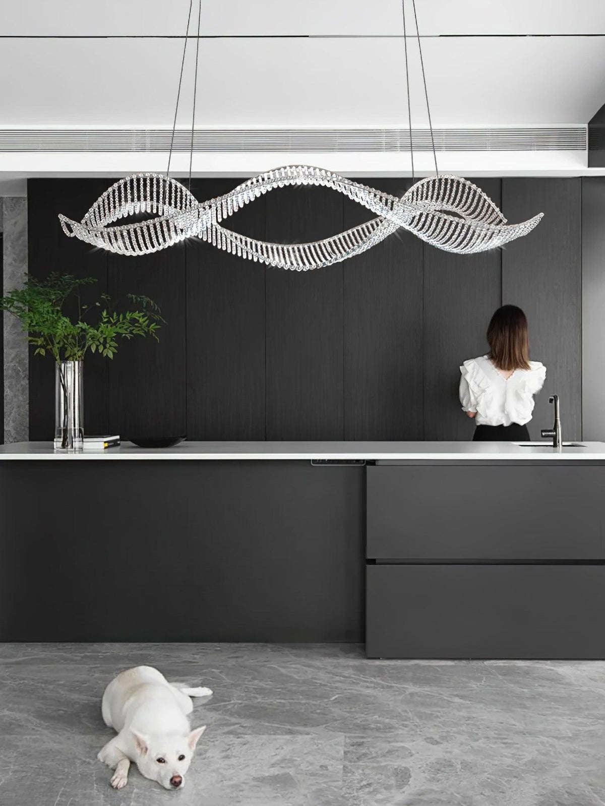 Veriona Lustre en Cristal Luxe Postmoderne